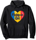 Moldova Flag Shirt for Women Pullover Hoodie