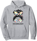 Daycare Teacher Life Messy Bun Mother's Day Pullover Hoodie