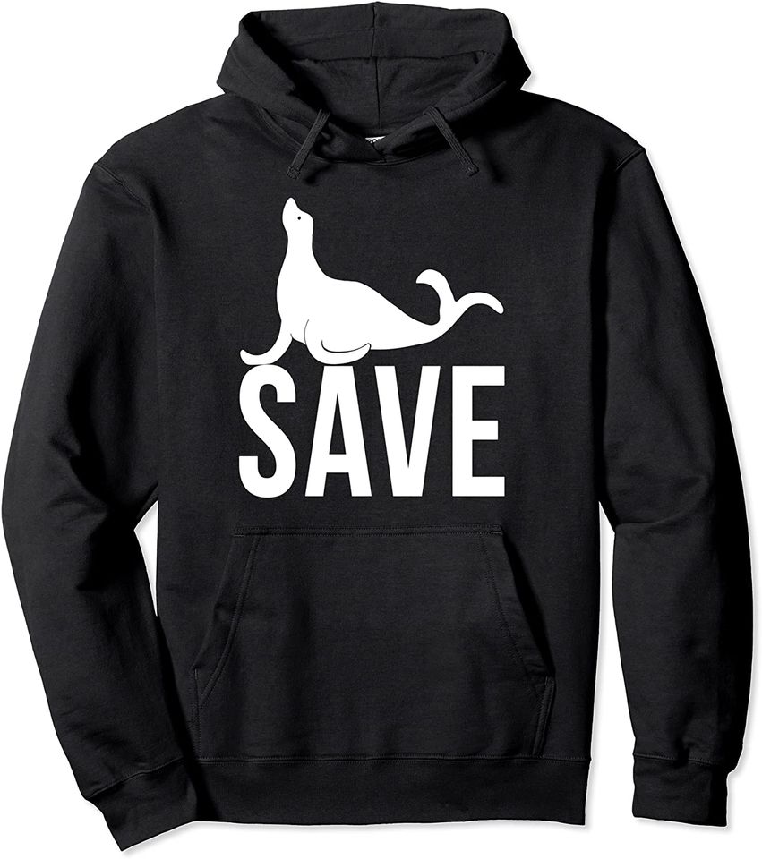 Save The Seal Animal Welfare Pullover Hoodie