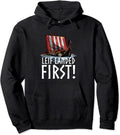 Leif Landed First - Viking Longship Pullover Hoodie
