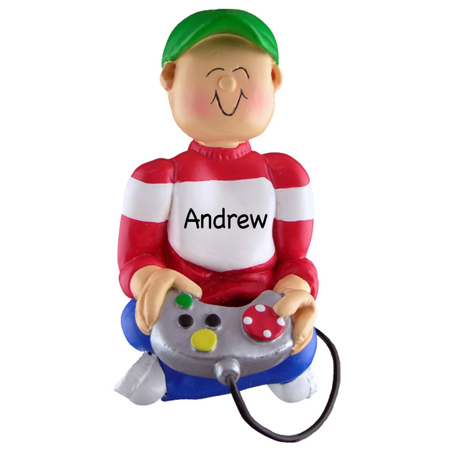 Personalized Video Game Player Ornament