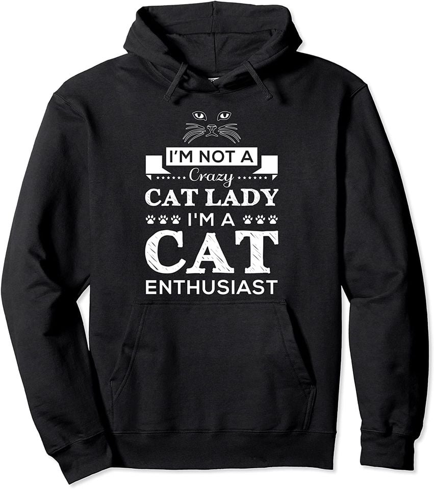 I'm Not a Crazy Cat Lady Pullover Hoodie