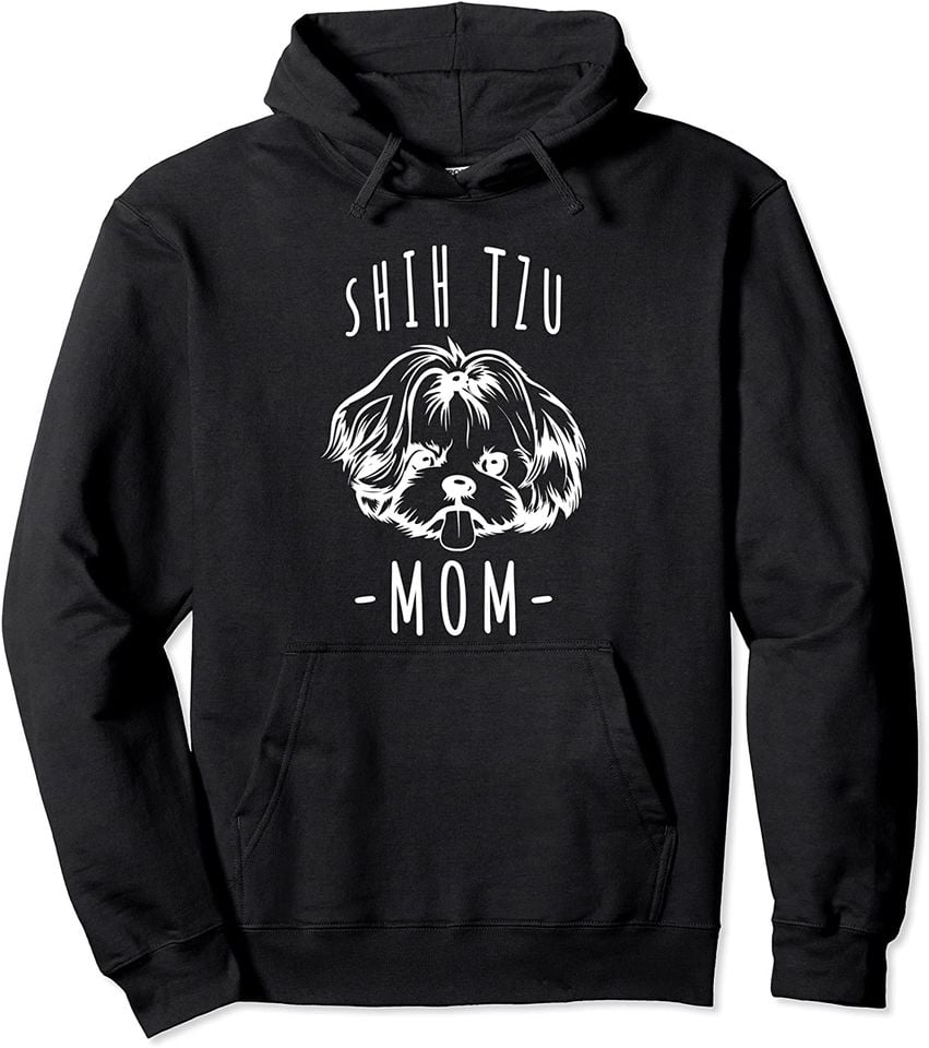 Shih Tzu Mom Pullover Hoodie