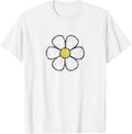 Hippie Daisy Flower Vintage Graphic Effect T-Shirt