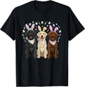 Three Labrador Retriever Easter Bunny Dog Lover T-Shirt