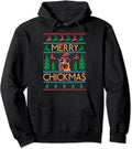 Merry Chickmas Hen Chicken Pullover Hoodie