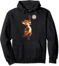 Cartoon Volleyball Hoodie Comic Fox