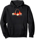 Giant Baseball Hometown Skyline Saint Louis Red Cardinal2020 Pullover Hoodie