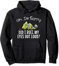 Chameleon Drawing  Pullover Hoodie
