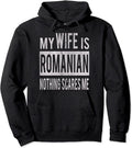 Man In Romanian Hoodie For Best Husband From Romanian Wife Pullover