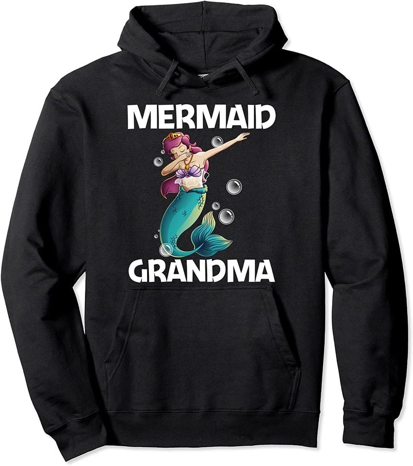 Mermiaid Stuff Hoodie For Grandma Merman Human Fish Sea Creature Pullover