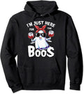 Ghost quotes Hoodies I'm Just Here For The Boos Halloween