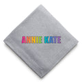 Rainbow Name Personalized Sweatshirt Blanket