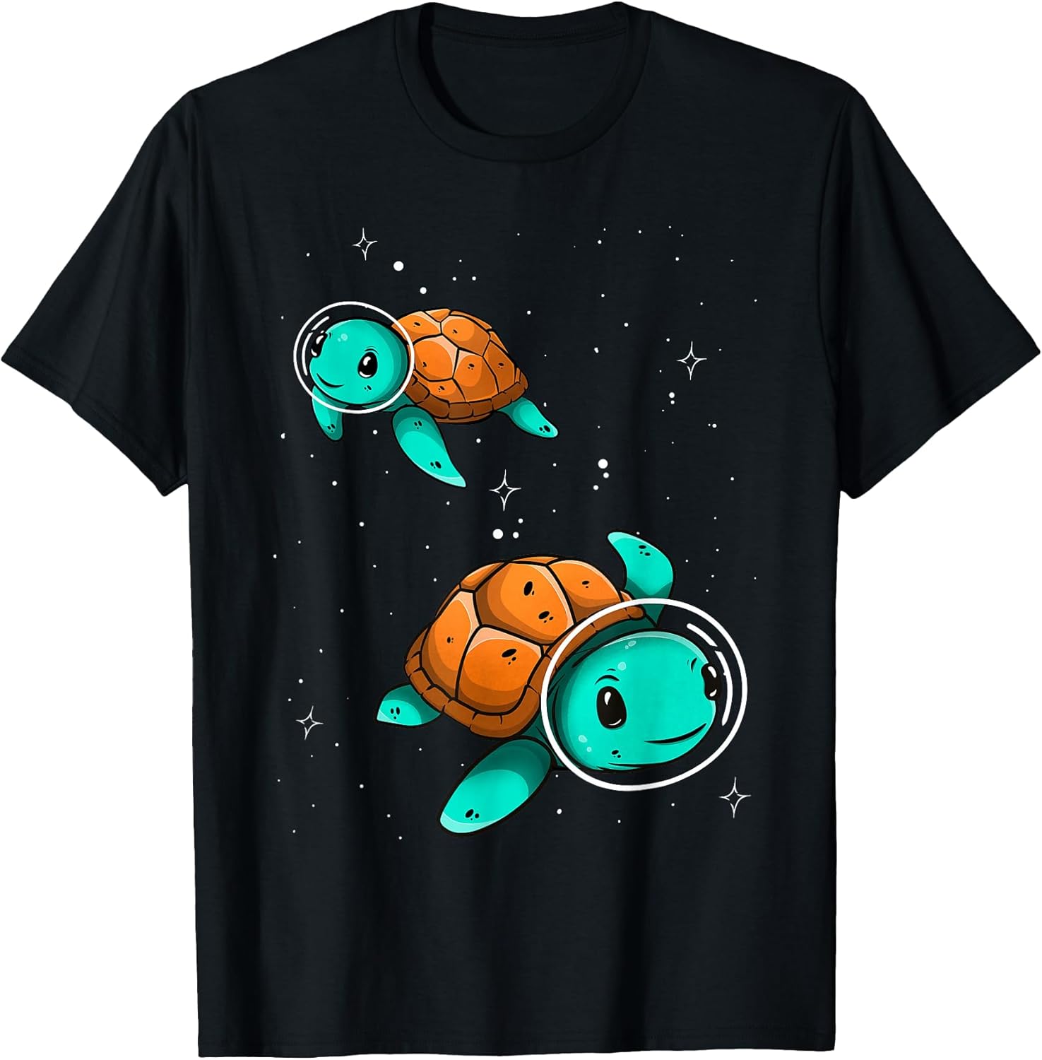 Turtles Astronaut In The Space