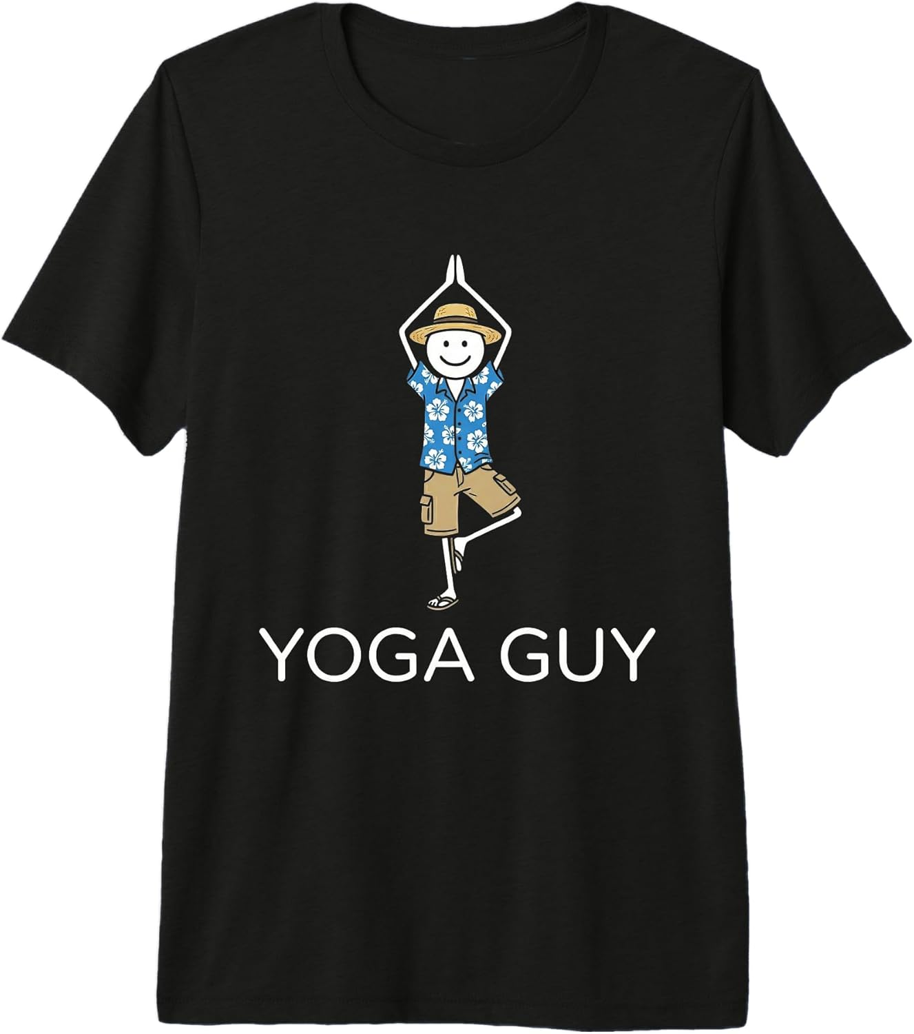 Funny Yoga Guy Meditation