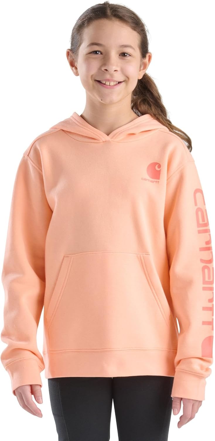 Girls' Hooded Pullover Sweatshirt