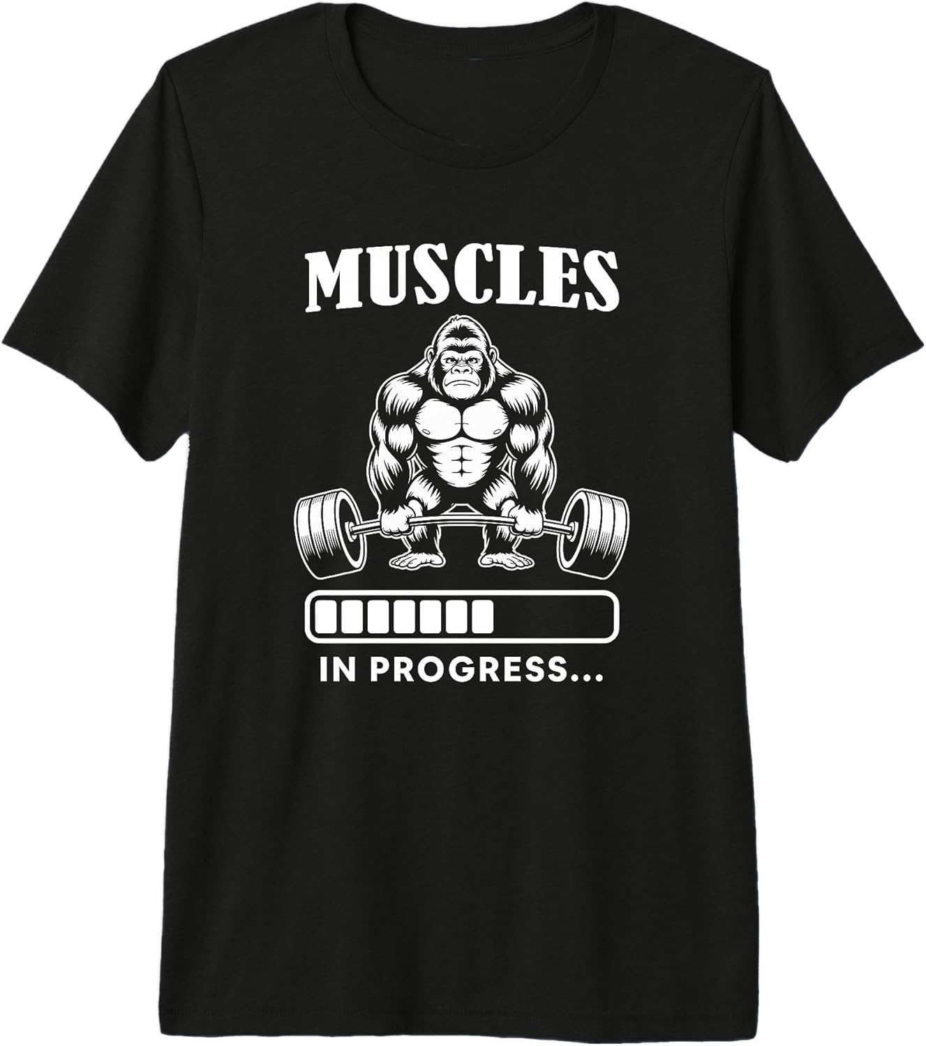 Muscles Training Weightlifting Gorilla Lovers Art