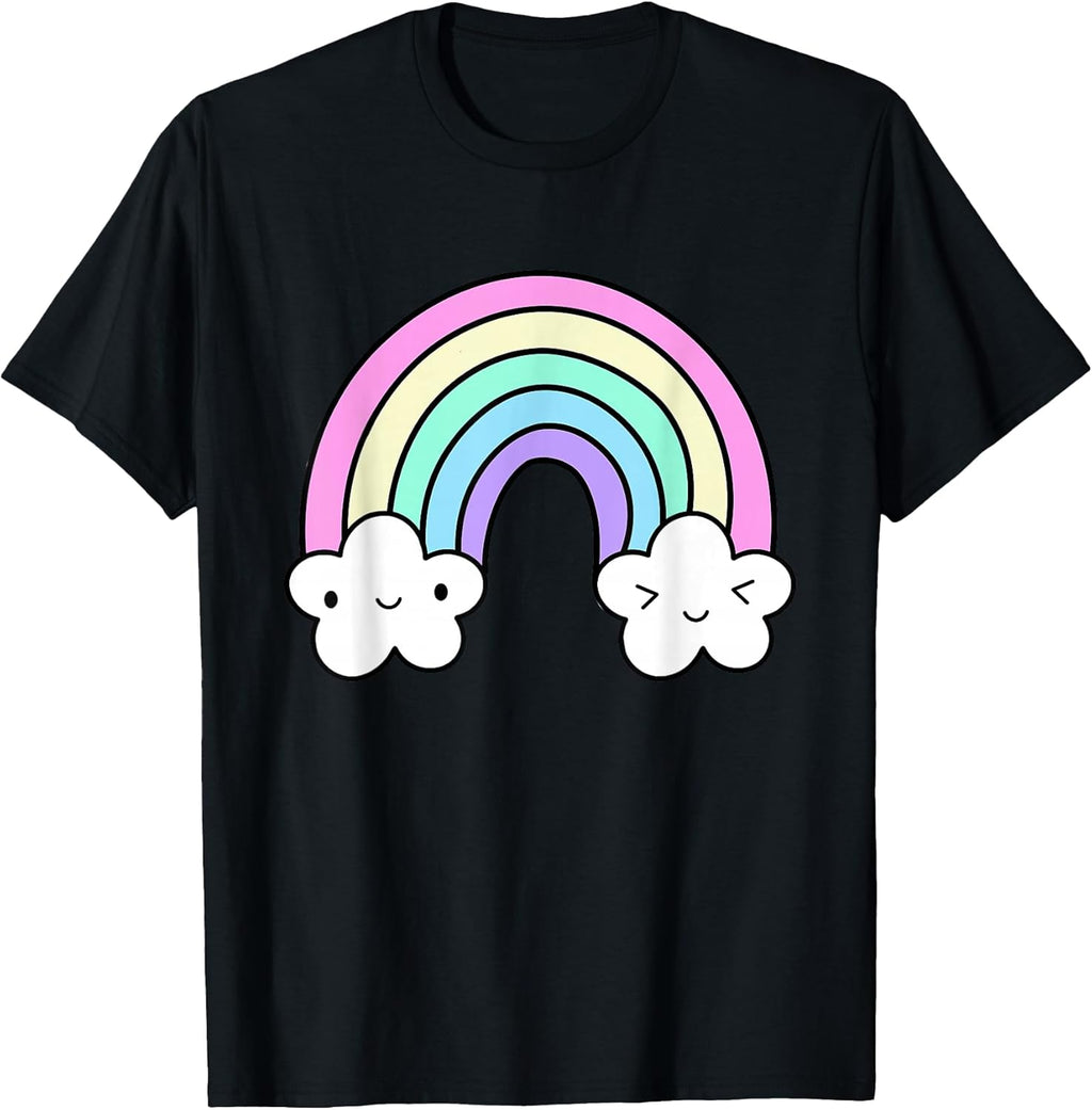 Kawaii Rainbow Clothes Pastel Aesthetic Cute Harajuku T-Shirt