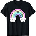Kawaii Rainbow Clothes Pastel Aesthetic Cute Harajuku T-Shirt