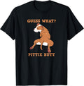 Funny Pitbull I Guess What Pittie Butt I Dog Lover Men Women T-Shirt