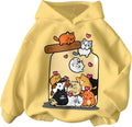 Girl's Graphic Long Sleeve Hooded Sweatshirt Cute Cartoon Print Pullover Hoodies Pullovers Casual Tops
