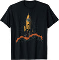 Retro Atomic Age Rocket Dark Spaceship Science Fic