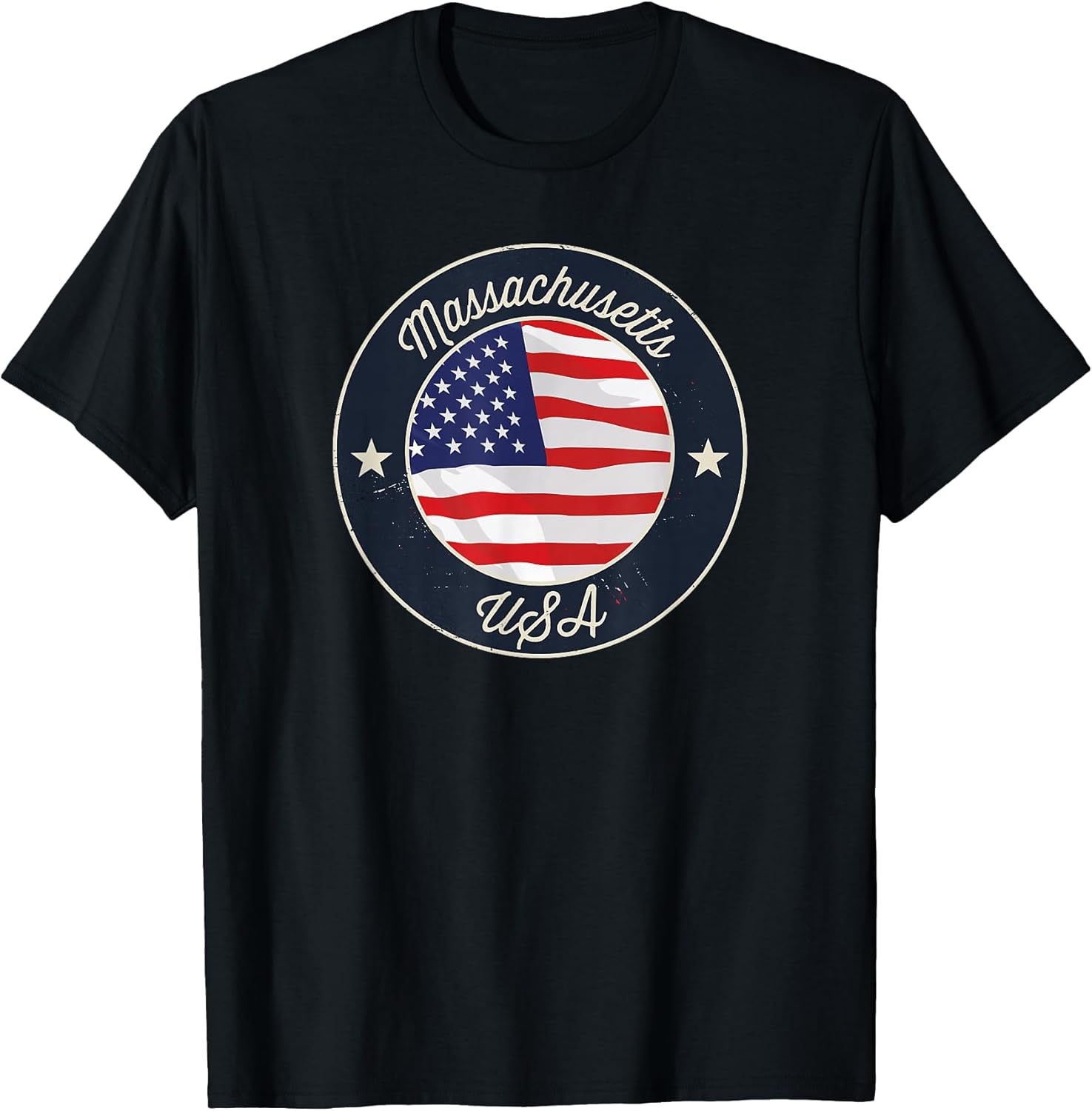 Massachusetts US Flag Merch