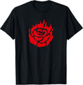 Fire Rose Burn Flower Burning Ruby Burns
