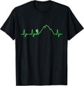 Girls Womens Hiking ECG Heartbeat Pulse Line Merch