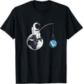 Astronaut Fishing The Vechain Logo Crypto Moon