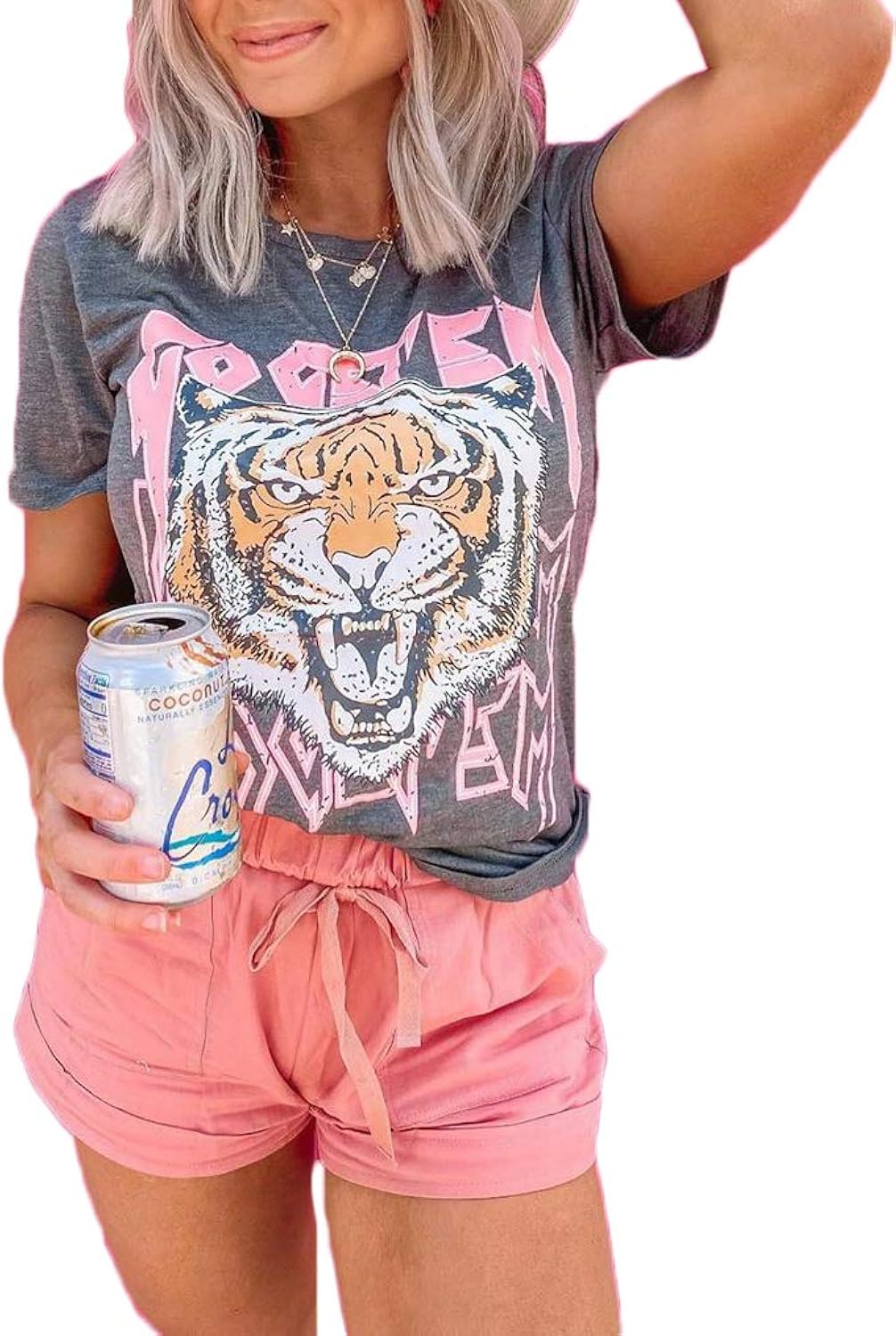 Graphic Tees for Women Short Sleeve Tshirts,Womens Summer Tops Crewneck Shirt Blouse