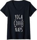 Yoga Coffee Naps Namaste Stretch Tees Gift Shop
