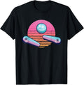 Pinball Arcade Game Machine 80s Retro Gamer Vintage Gaming T-Shirt