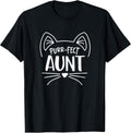 Aunties cat Lovers T-Shirt