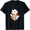 Minimalist Floral Art Cream Light Boho Aesthetic