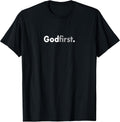 Simple Minimalist God First Christian Gift Apparel