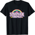 Rainbow Cute Demogorgon Title Logo T-Shirt