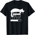 Books and Cats, Cat Lover, Cat Mom, Book Lovers T-Shirt