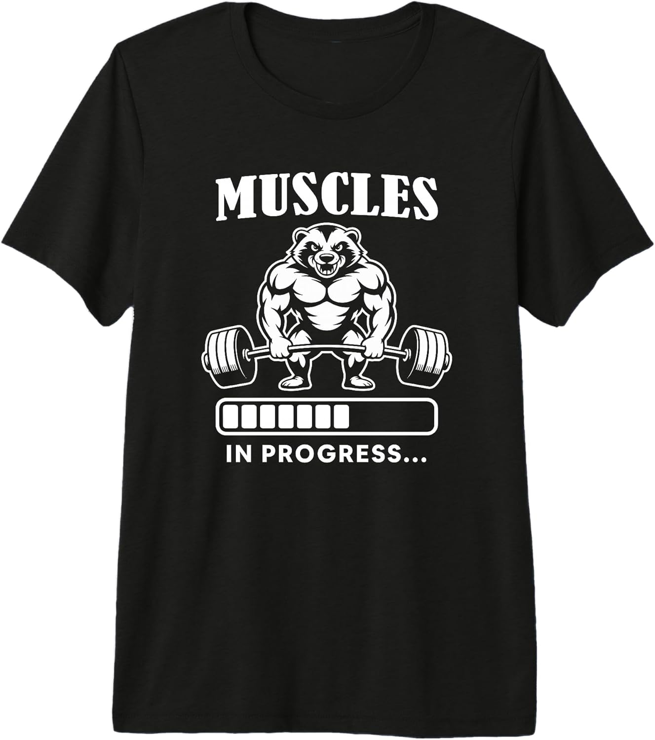 Muscles Training Weightlifting Honey Badger Art