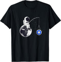 Astronaut Fishing The Chainlink Logo Crypto Moon