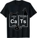 Cat Chemistry Periodic Table Funny Gifts Cat Dad, Cat Mom T-Shirt