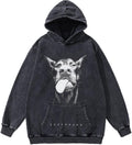Mens Oversized Hoodie Pullover Unisex Graphic Sweatshirts Hoodies Casual Tunic Vintage Streetwear Aesthetic Top