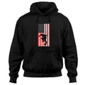Skateboard US Flag Skater Gifts Skate Boarding For Men Boys Pullover Hoodie