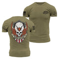 Born Defiant T-Shirt - Military Green