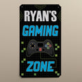 Video Gamer Personalized Metal Sign
