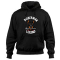 Doberman Legend Mechanic Pinscher Pullover Hoodie