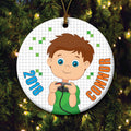 Boy Video Gamer Personalized Ornament