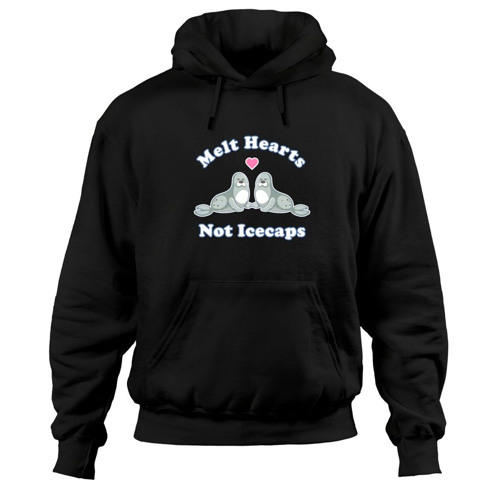 Save Our Planet Climate Change Earth Day 2021 Arctic Seal Pullover Hoodie
