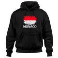 Vintage Monaco Flag Gift Pullover Hoodie