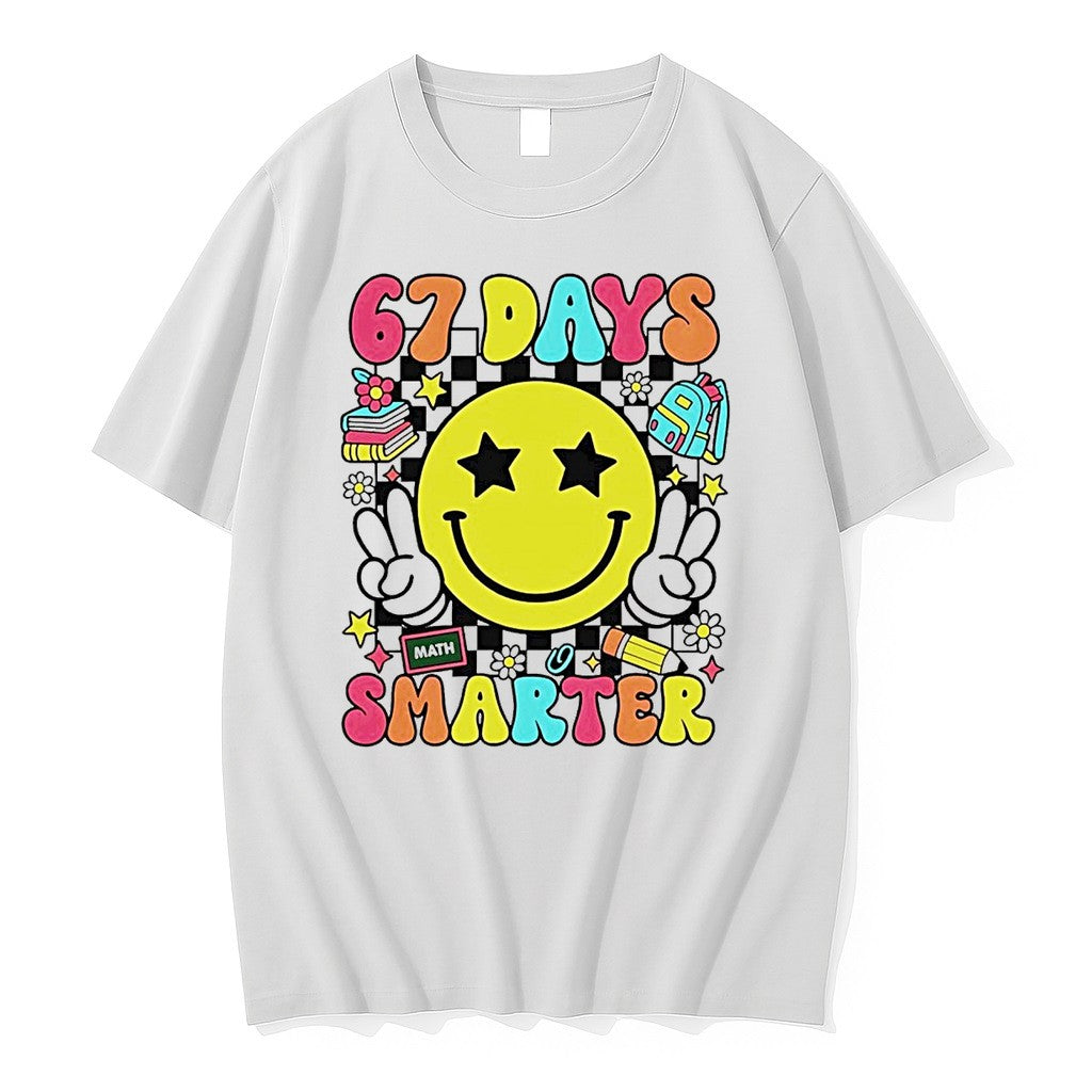 67 Days Smarter Students Teacher Tshirts Sweater Hoodie Jpg